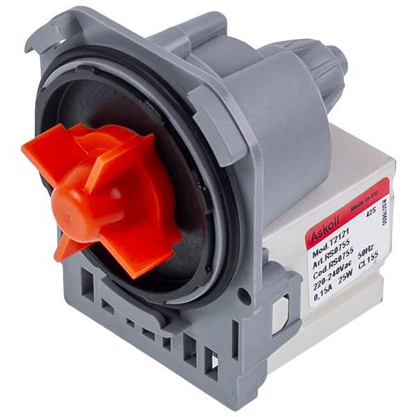 Помпа T2121 Askoll пральної машини Whirlpool 484000000850 25W (00000043768)