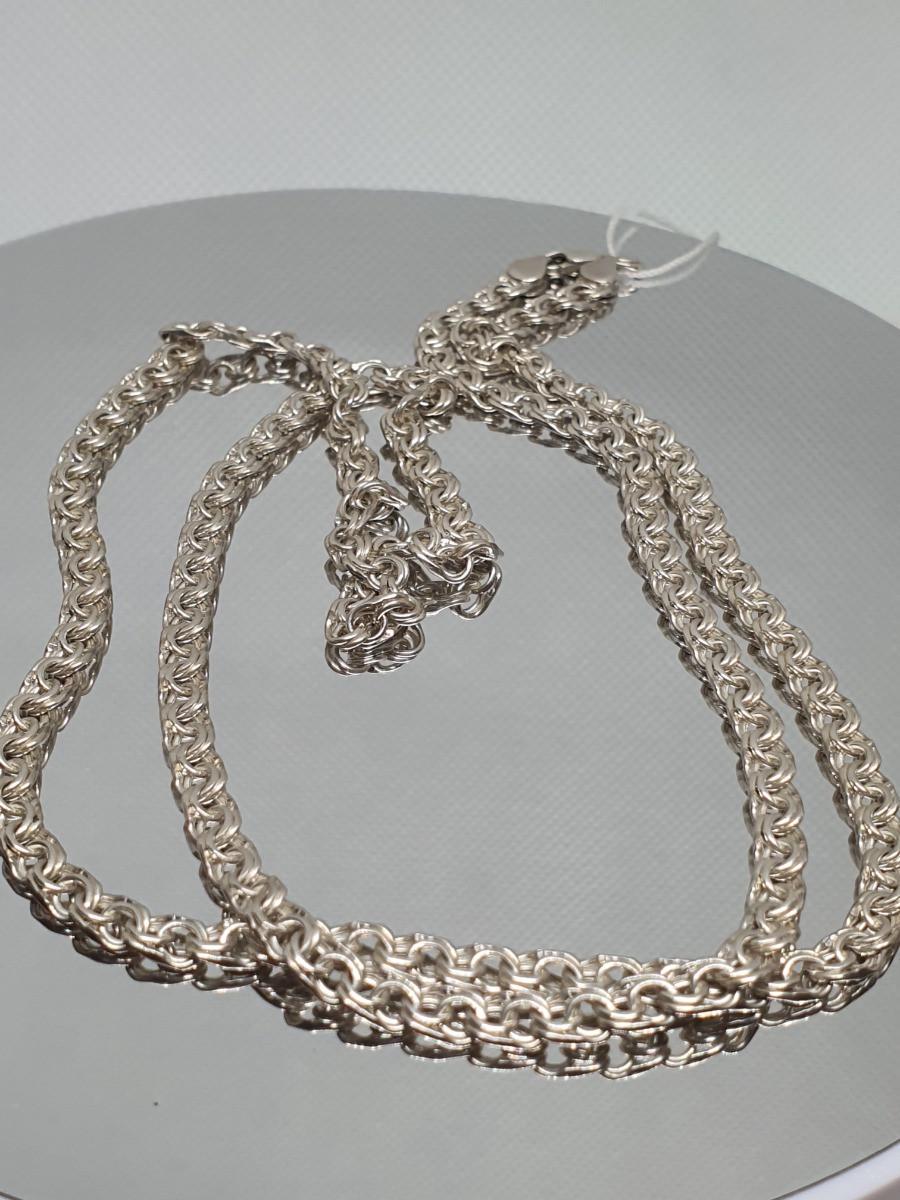 Бисмарк серебряный 925 проба цепочка 65 см (2554492883)