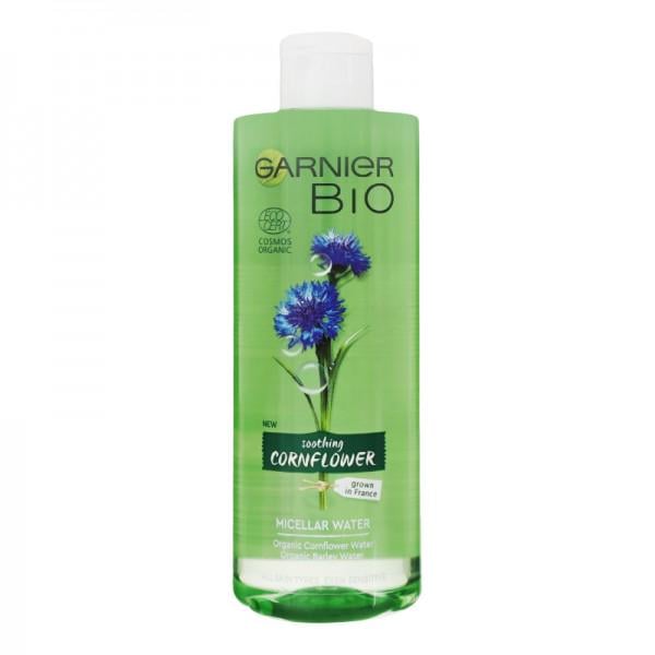 Мицеллярная вода для очищения кожи лица Garnier Bio с экстрактом василька 400 мл (264259) Мицеллярная вода для очищения кожи лица Garnier Bio с экстрактом василька 400 мл (264259)