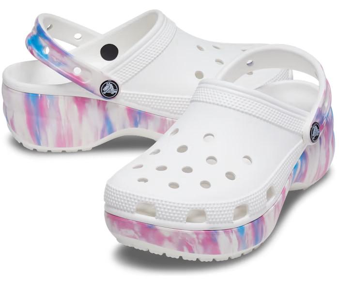 Сабо Crocs Classic Platform Dream р. W8/EUR 38-39 White/Multi (10624141)