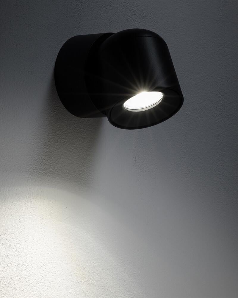 Спот-светильник поворотный Nowodvorski 11346 Oscar GU10 15W IP54 Черный (23563583) - фото 7