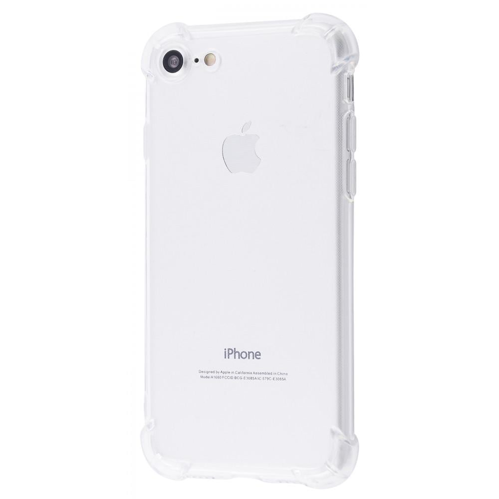 Чехол PRC WXD силикон 8 мм HQ для iPhone 7/8/SE 2 Transparent - фото 1