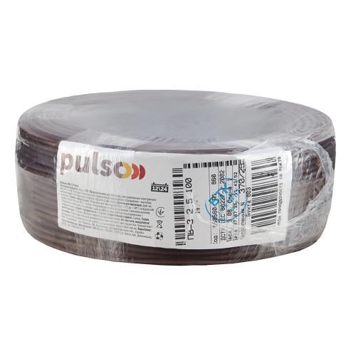 Провід гнучкий PULSO ПВ-3 2,5 кв. мм бухта 100 м Кориченвий (00000065481) - фото 1 Провід гнучкий PULSO ПВ-3 2,5 кв. мм бухта 100 м Кориченвий (00000065481) - фото 1