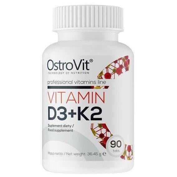 Вітамін D3+K2 для спорту OstroVit Vitamin D3 + K 90 Tabs