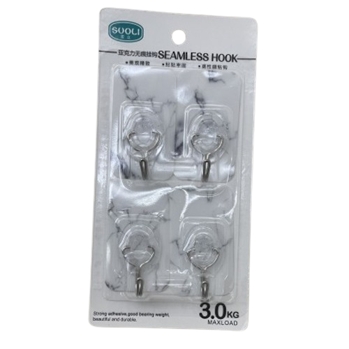 Крючки декоративные R89085 самоклеящиеся 4 шт. (13827440)