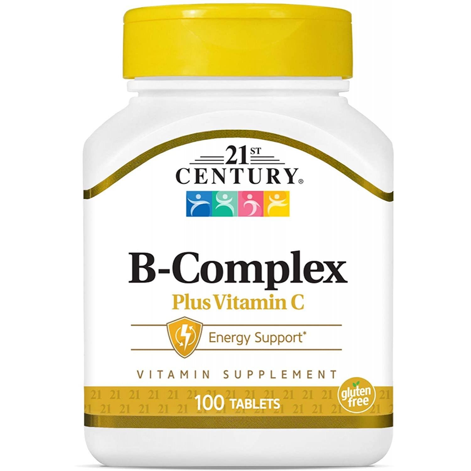 Комплекс вітамінів 21th Century B Complex Plus Vitamin C 100 Tablets