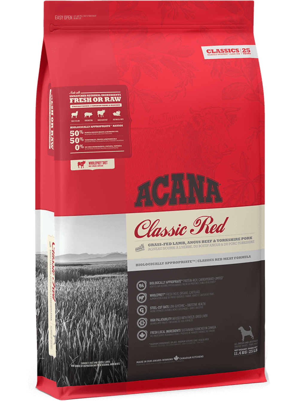 Корм беззерновой Acana Classic Red для собак всех пород 11,4 кг (26406)