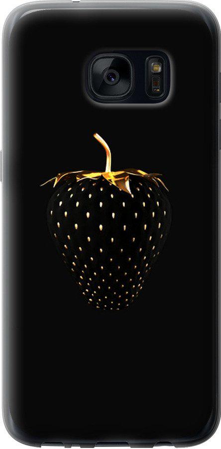 Чехол на Samsung Galaxy S7 G930F Черная клубника (3585t-106-42517)