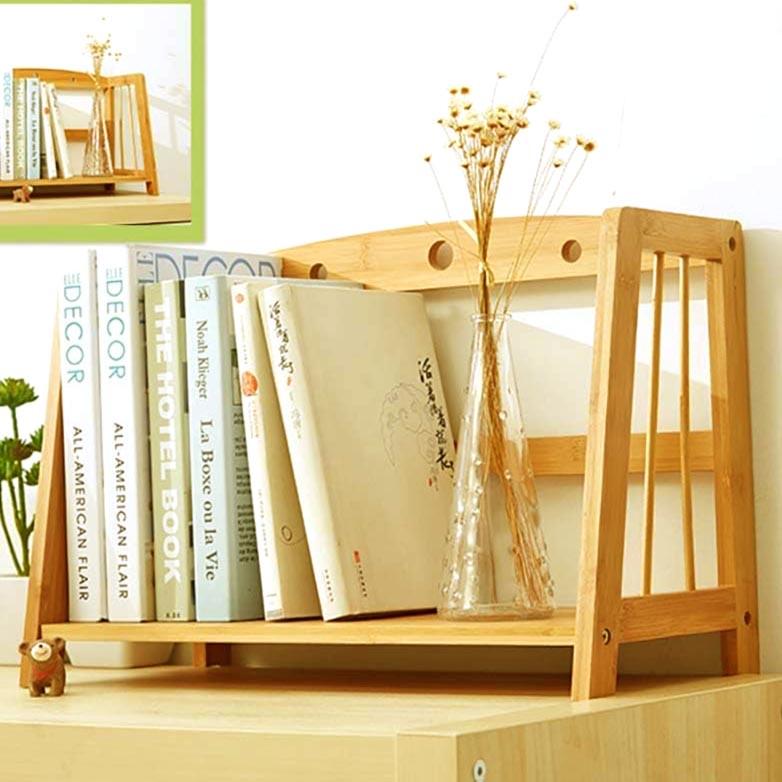 Полка книжная настольная из дерева Пасеол Карри (КПА-009003)