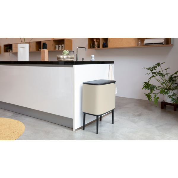 Бак для сміття Brabantia Touch Bin Bo 11+23 л Бежевий (201585) - фото 7