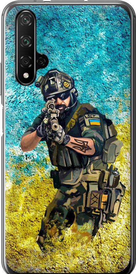 Чехол на Huawei Nova 5T Воин ЗСУ (5311u-1833-42517) Чехол на Huawei Nova 5T Воин ЗСУ (5311u-1833-42517)