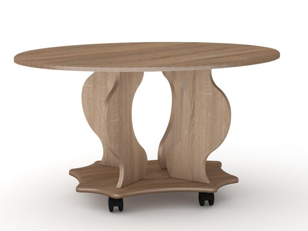 Стіл журнальний Компаніт Венеція МДФ Дуб сонома