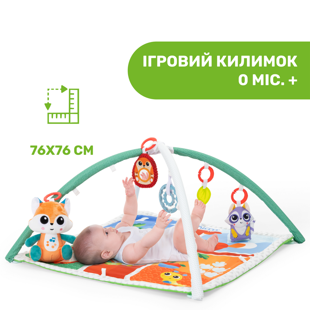 Игровой коврик музыкальный Chicco Волшебный лес (143116) - фото 5