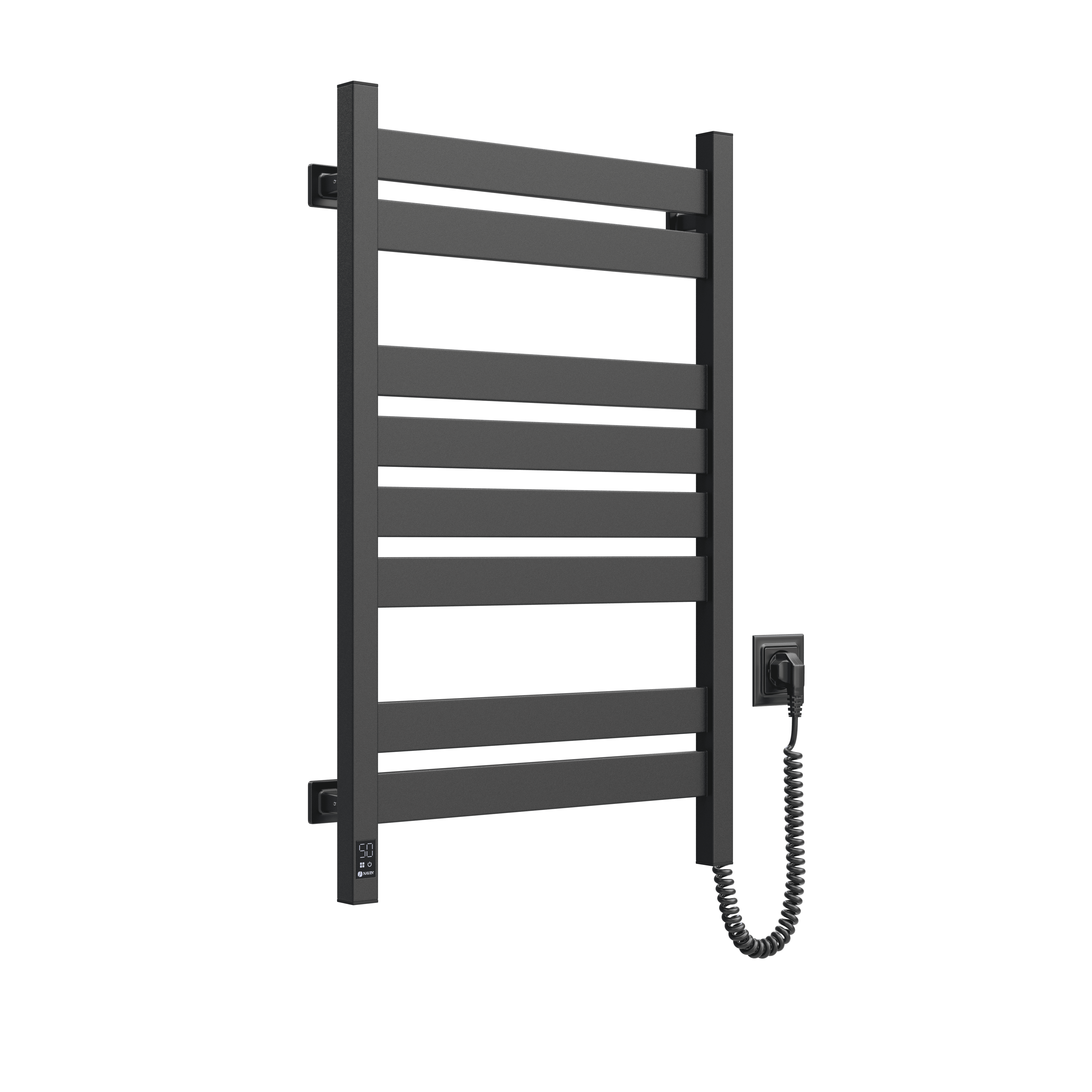 Полотенцесушитель электрический Largo Sensor правого подключения 500x800 мм Черный муар (12-244053-5080YP)