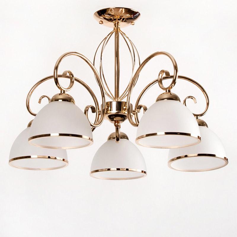 Люстра потолочная LightHouse SH-17000/5 570х570х360 E27 Золотой (16052)