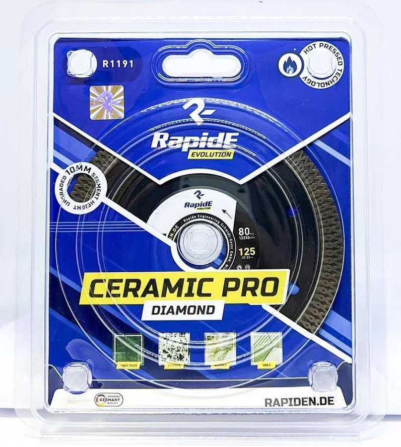 Диск Pro Ceramics RapidE алмазний 125 мм