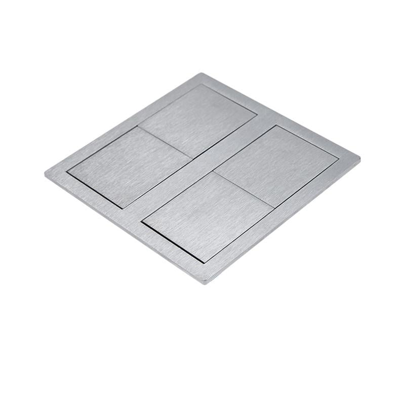 Блок розеточный двойной VersaHIT 2 розетки 110-220В 16A IP54 Алюминий браш (86221) Блок розеточный двойной VersaHIT 2 розетки 110-220В 16A IP54 Алюминий браш (86221)