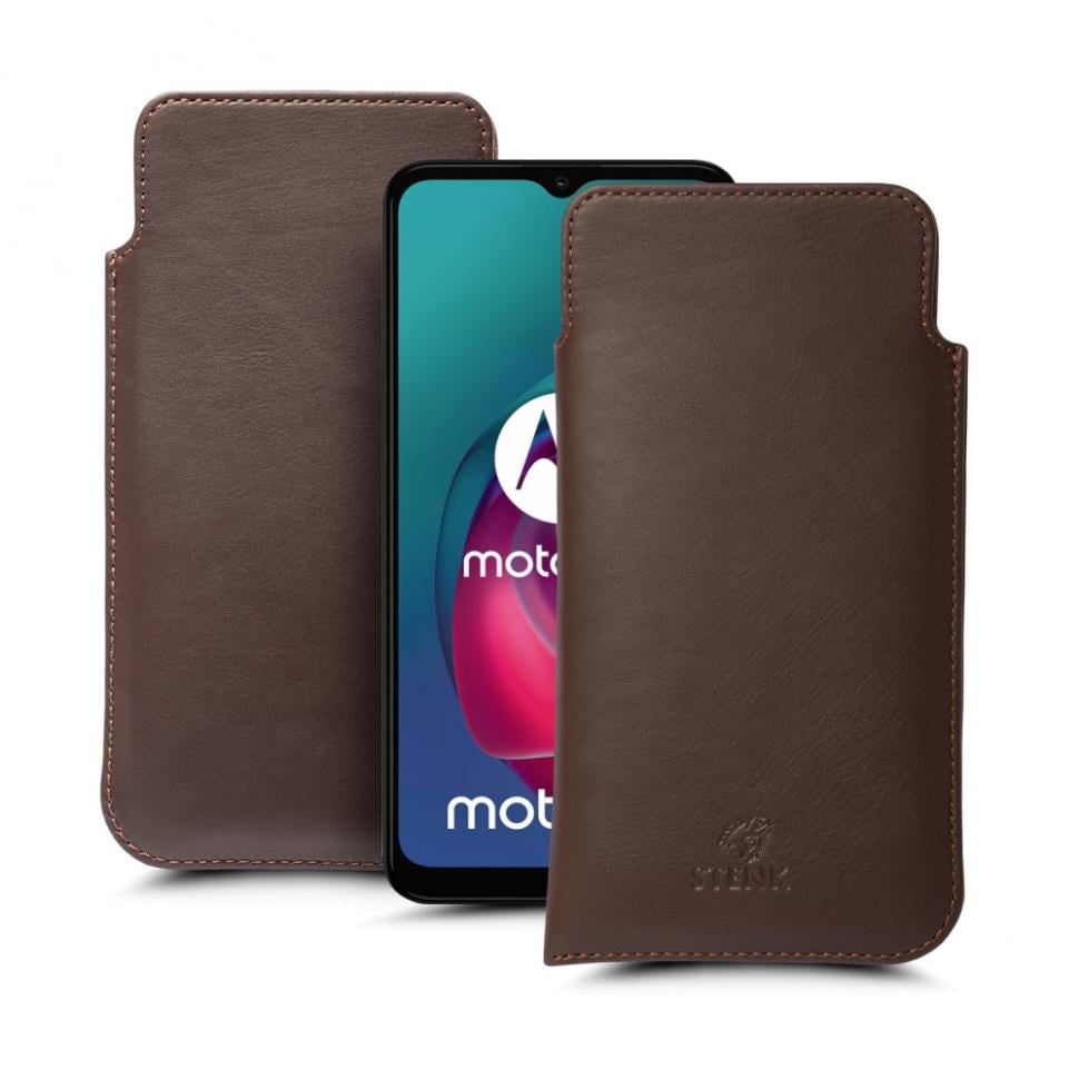 Футляр Stenk Elegance для Motorola Moto G30 Коричневый (69710)