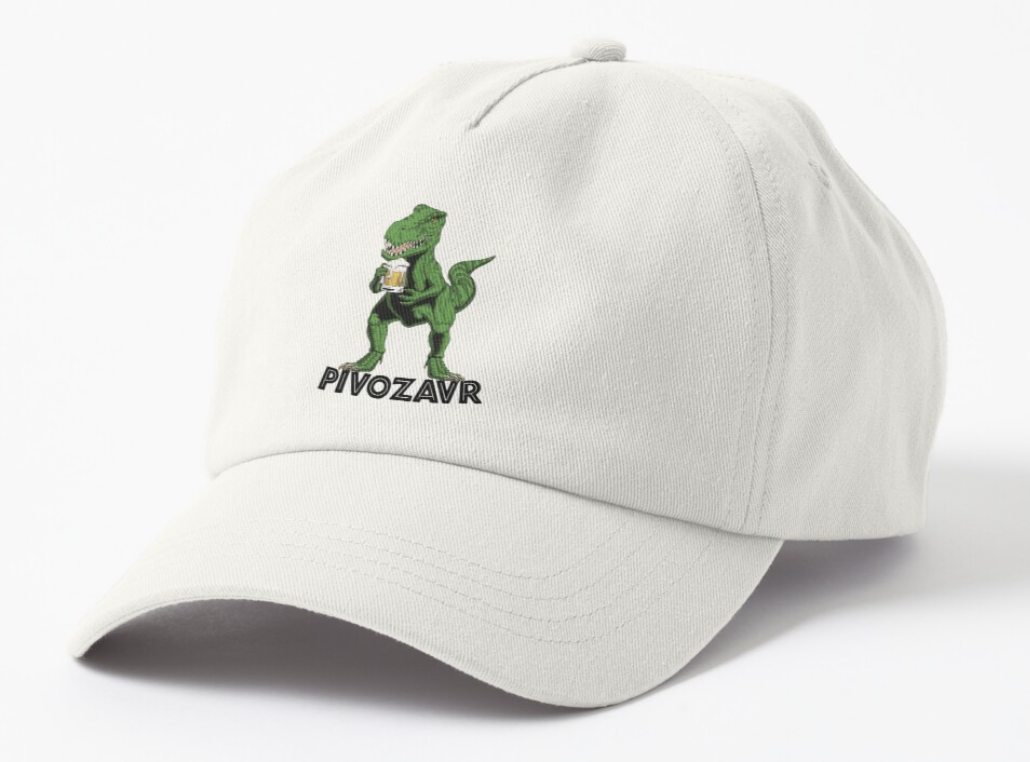 Кепка унисекс Malfini Pivozavr Белый (ПН17К-2)