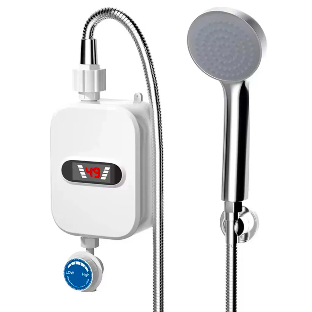 Водонагрівач проточний RX-021 з душем +60° 3500 Вт (30659154) Водонагрівач проточний RX-021 з душем +60° 3500 Вт (30659154)