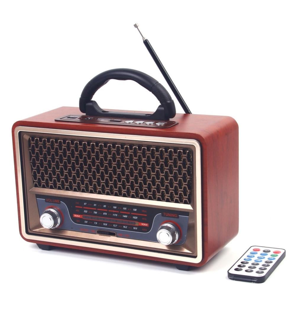 Радиоприемник Meier M 157BT на аккумуляторе Коричневый (24405157)