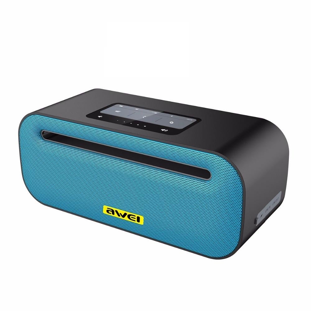 Портативна Bluetooth колонка AWEI Y600 MP3 AUX microSD 2600mAh Синій (SUN6641)