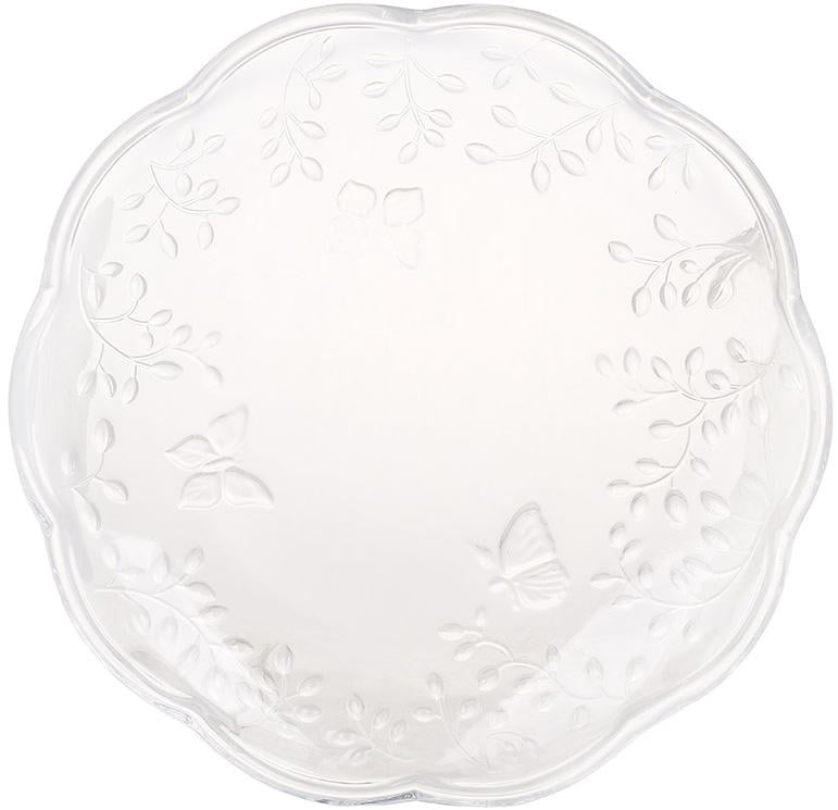 Набор 6 стеклянных тарелок Butterfly 19,5 см