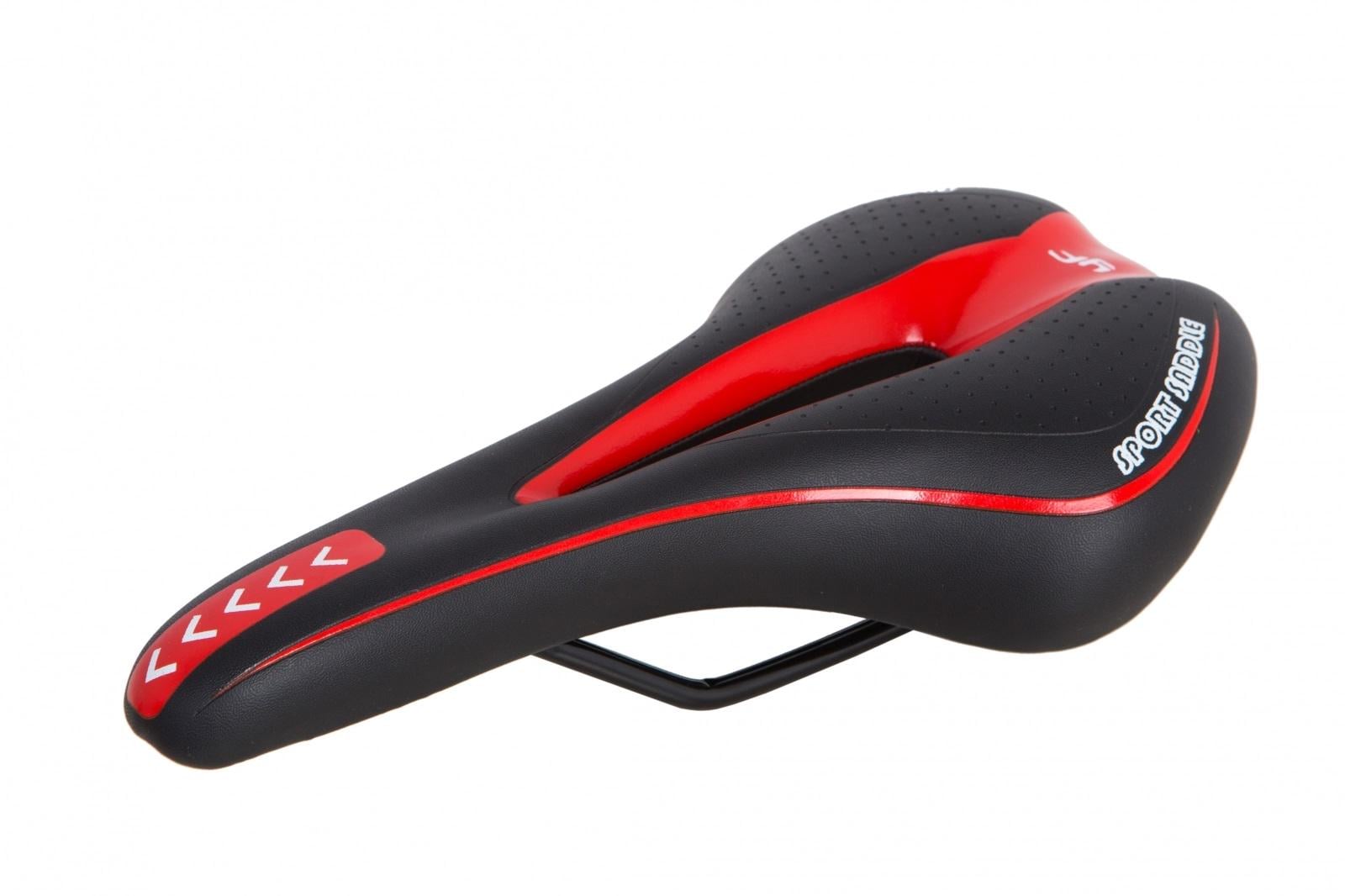 Седло MTB Sport YF-1018 Черный/Красный (SAD-298)