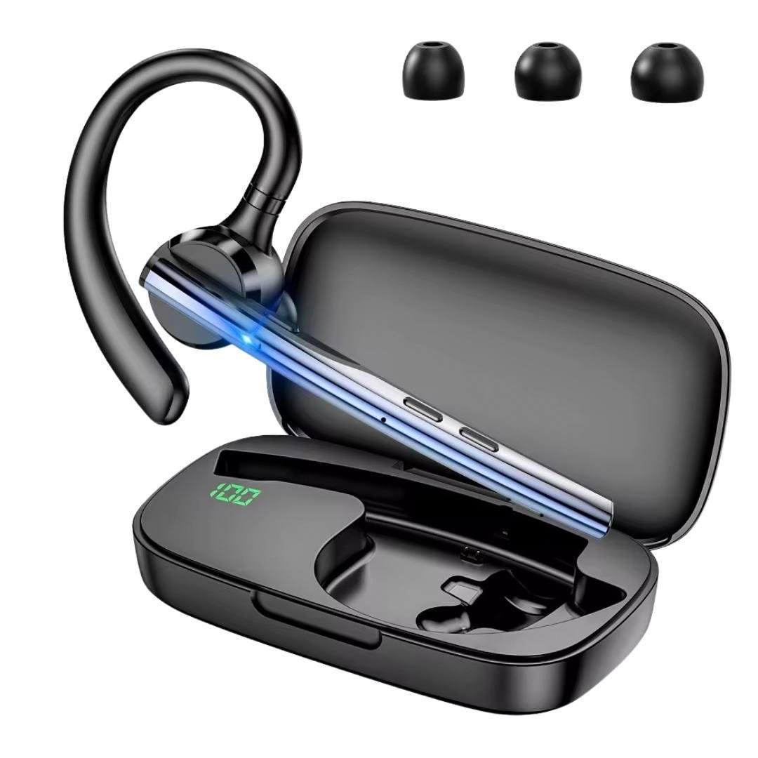 Беспроводная гарнитура Bluetooth New Bee M54 с шумоподавляющим зарядным кейсом и индикатором заряда (QCC7) Беспроводная гарнитура Bluetooth New Bee M54 с шумоподавляющим зарядным кейсом и индикатором заряда (QCC7)