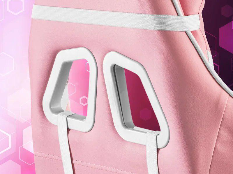 Кресло геймерское G845 с подставкой для ног Розовый (G846) - фото 5