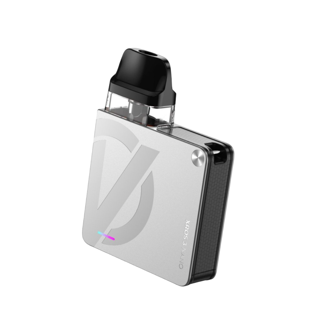 POD-система Vaporesso XROS 3 Nano Pod Kit багаторазова 1000 mAh 2 мл 2 картриджа в комплекті Silver (3bf93bb4) - фото 1