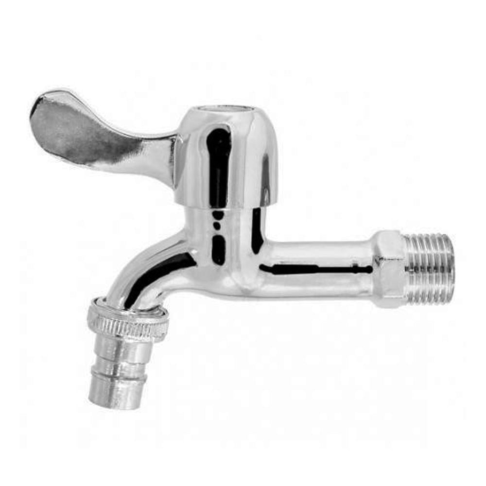 Спеціалізований кран Wiangi для умивальника прапорцевий 1/2" 11 см Хром (108416)