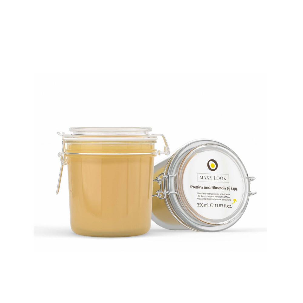 Маска відновлювальна та поживна Maxy Look Proteins and Minerals of Egg Restructuring and Nourishing Mask 350 мл Маска відновлювальна та поживна Maxy Look Proteins and Minerals of Egg Restructuring and Nourishing Mask 350 мл