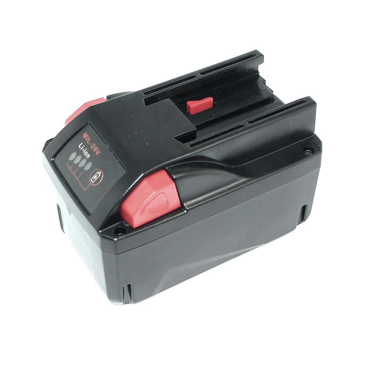 Акумулятор для шуруповерта Milwaukee 48-11-2830 HD28 AG-115-0 4.0Ah 28V Li-ion Чорний