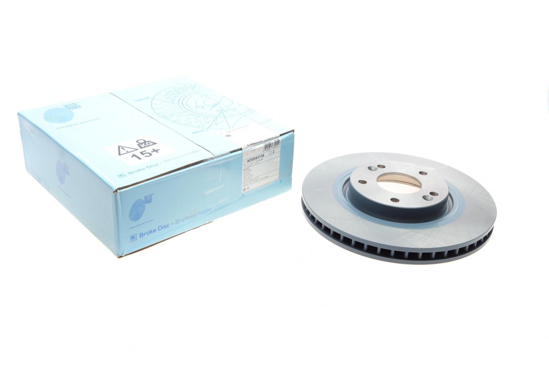 Тормозной диск передний BLUE PRINT для Hyundai I30 II 11-/Kia Cee'D/Cerato III 13-300x28 мм (ADG043136)