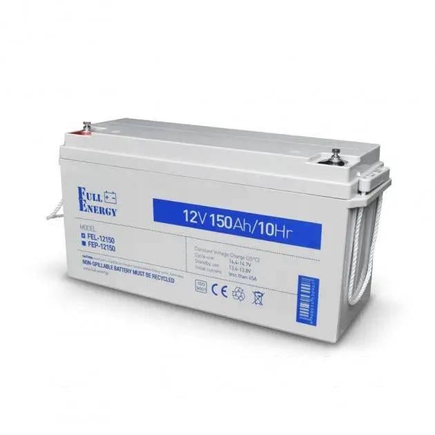 Акумулятор гелевий для ДБЖ Full Energy FEL-12150 12 В 150 Аг - фото 1 Акумулятор гелевий для ДБЖ Full Energy FEL-12150 12 В 150 Аг - фото 1