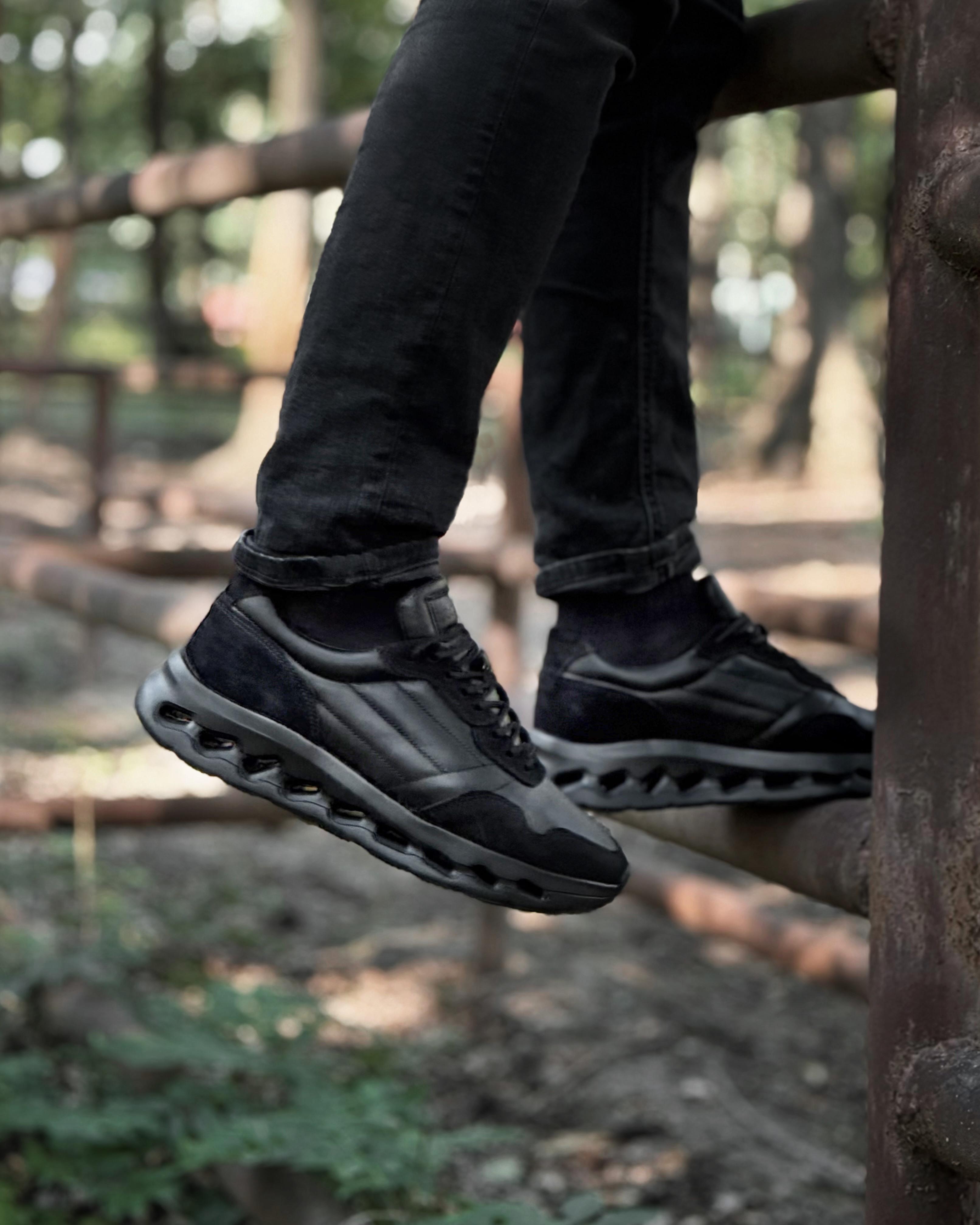 Кроссовки мужские кожаные RICO BLACK р. 40 - фото 4 Кроссовки мужские кожаные RICO BLACK р. 40 - фото 4