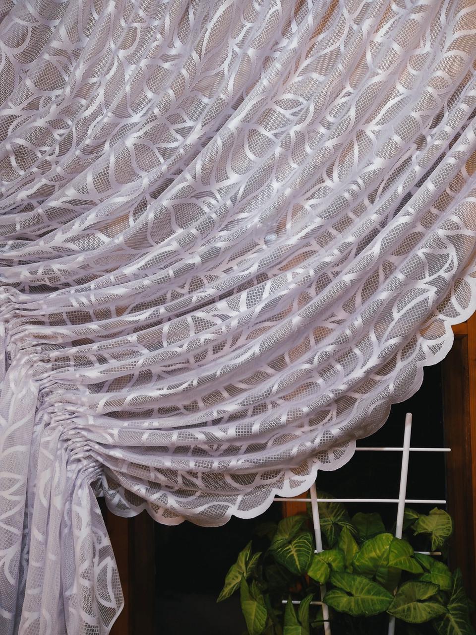 Занавеска кухонная Камелия левая Белый - фото 5 Занавеска кухонная Камелия левая Белый - фото 5