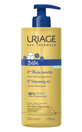 Масло для умывания для детей Uriage Bebe 1st Cleansing Oil 500 мл (2798174315)
