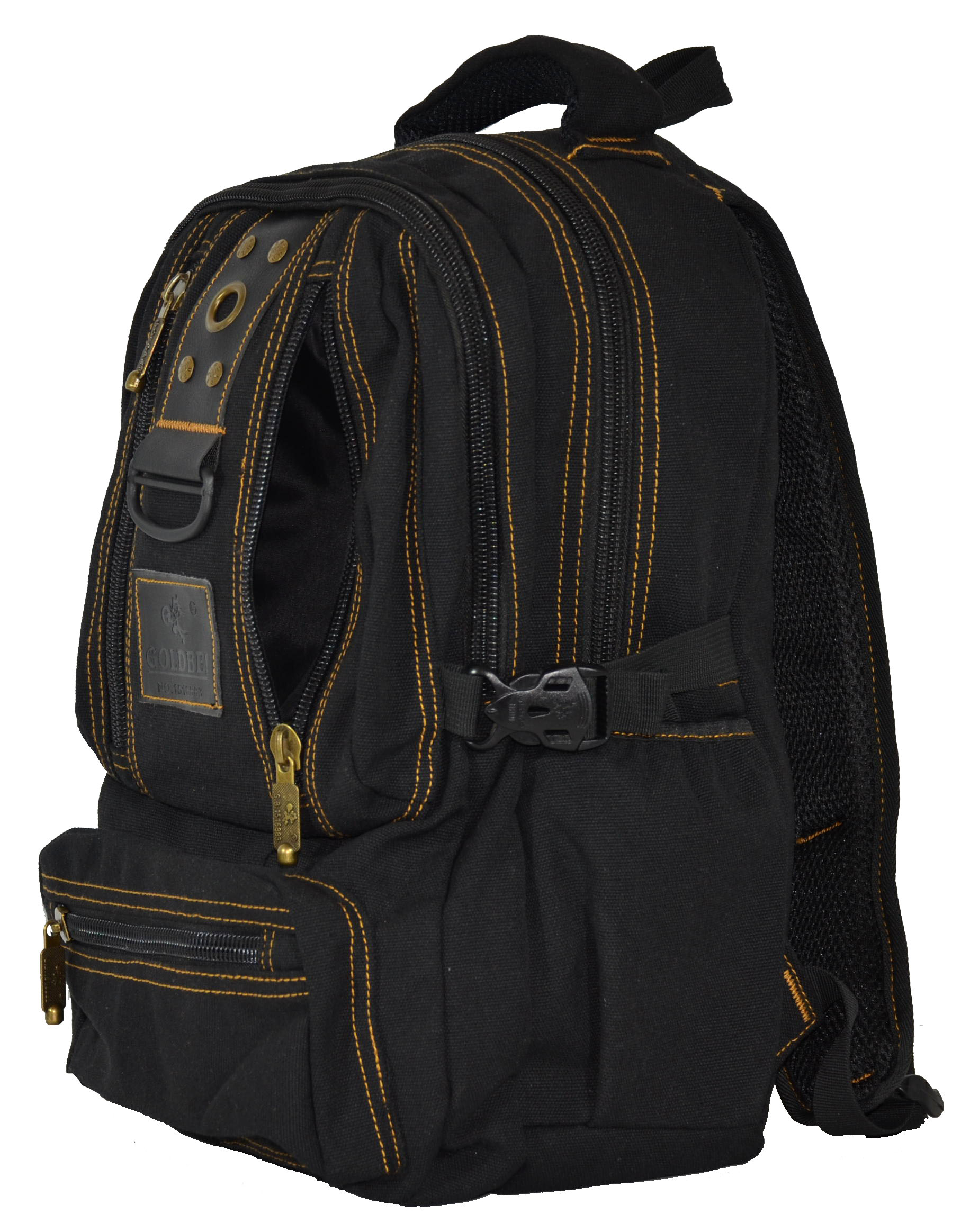 Рюкзак джинсовий Gold Be 1304 S 22 л Чорний - фото 5 Рюкзак джинсовий Gold Be 1304 S 22 л Чорний - фото 5