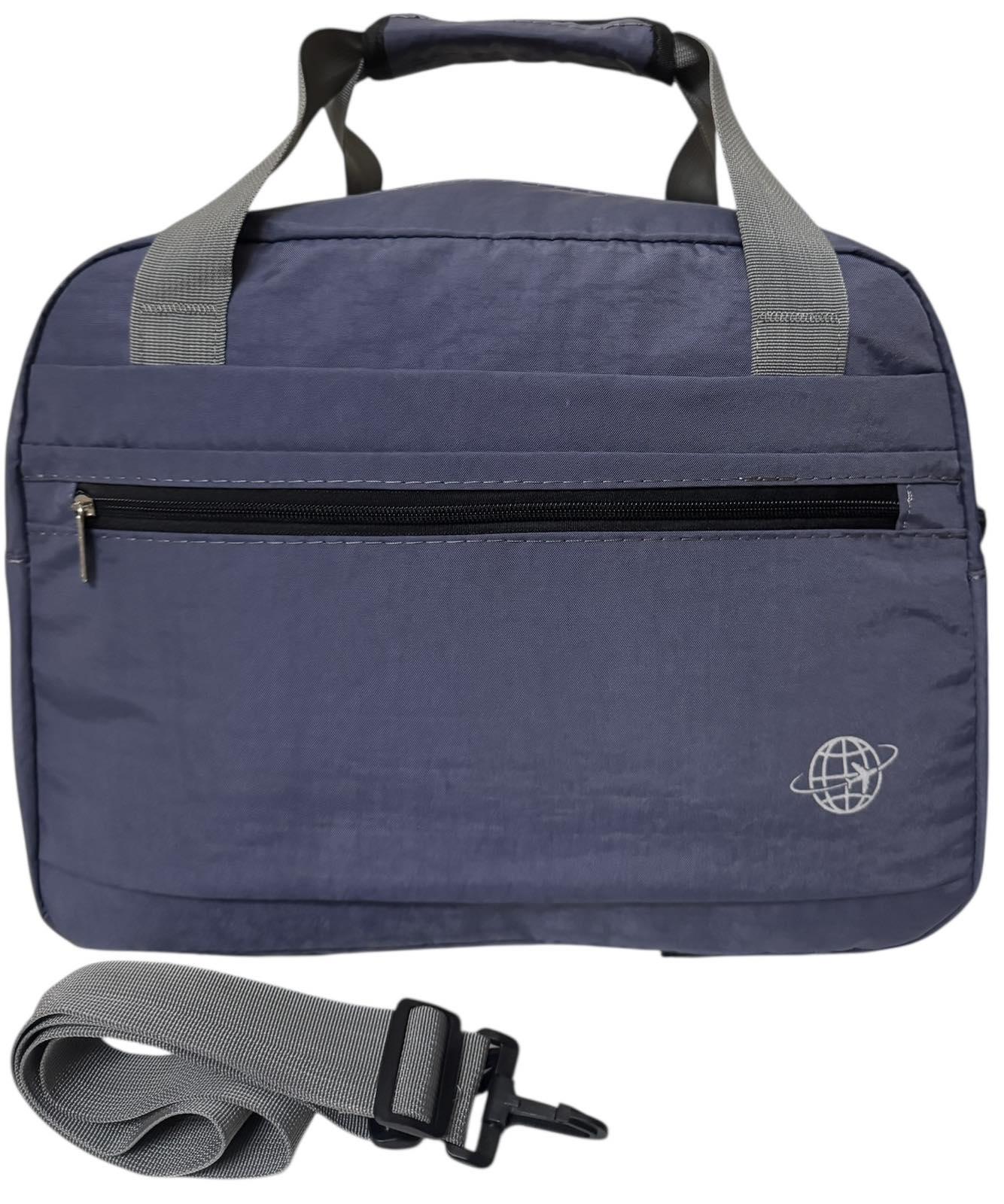 Сумка дорожня для перельотів у літаку ручна поклажа 40х20х30 см синій