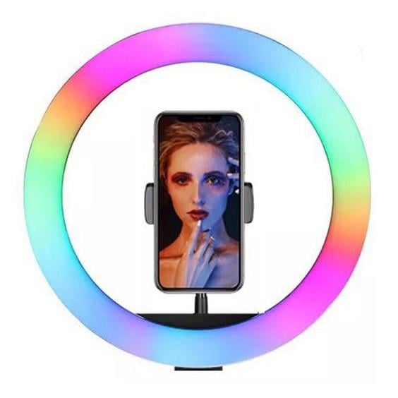 Кільцева лампа RIAS MJ33 LED RGB з тримачем USB керування на дроті 33 см Різнокольоровий (1366338350) - фото 2 Кільцева лампа RIAS MJ33 LED RGB з тримачем USB керування на дроті 33 см Різнокольоровий (1366338350) - фото 2