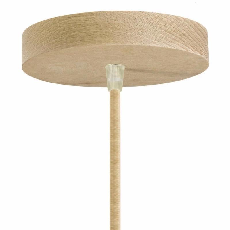 Розетка деревянная потолочная d 120 мм бук (19936)