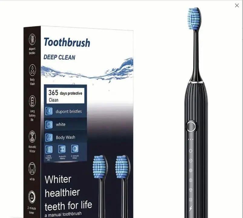 Зубная щетка звуковая электрическая SG-982 IPX7 3 режима 8 насадок 42000 колебаний (opt-104004) - фото 2 Зубная щетка звуковая электрическая SG-982 IPX7 3 режима 8 насадок 42000 колебаний (opt-104004) - фото 2