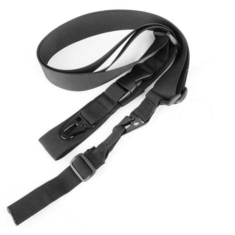 Оружейный трехточечный ремень Черный (MR54867)