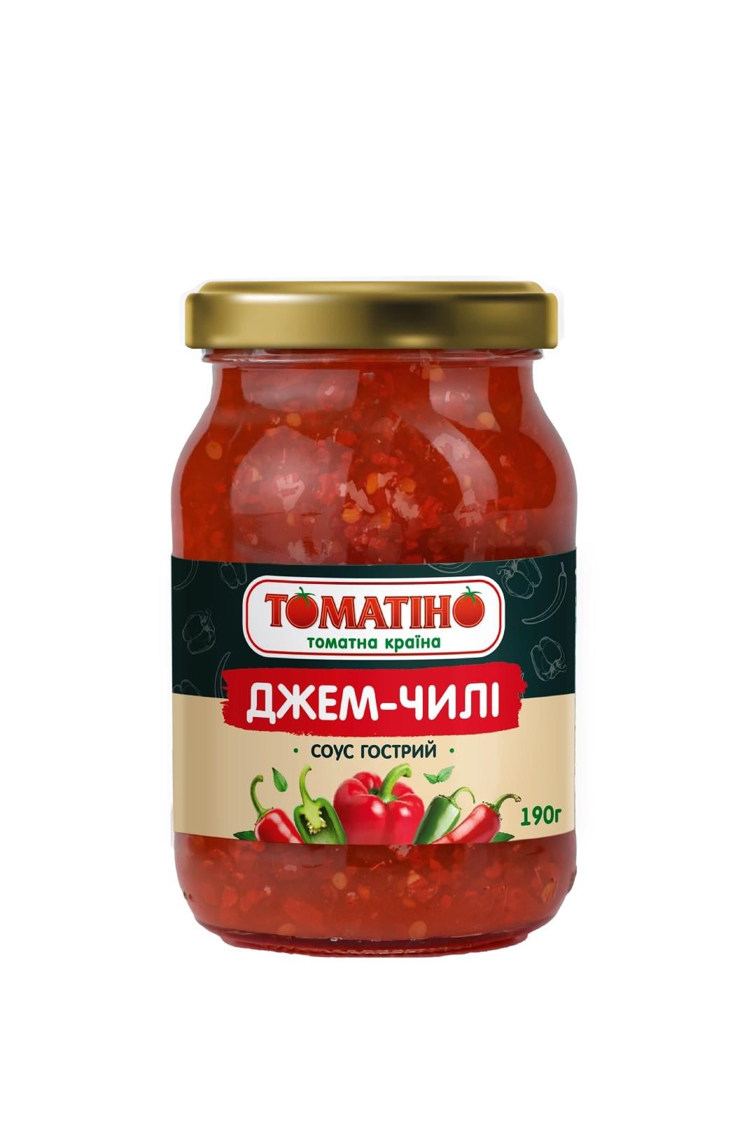 Соус ТОМАТІНО "Гострий Джем Чілі" 190 г (33347740) Соус ТОМАТІНО "Гострий Джем Чілі" 190 г (33347740)