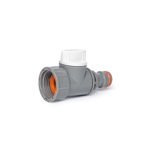 Адаптер WL-2230 White Line с внутренней резьбой 3/4" с запорным краном (2863)