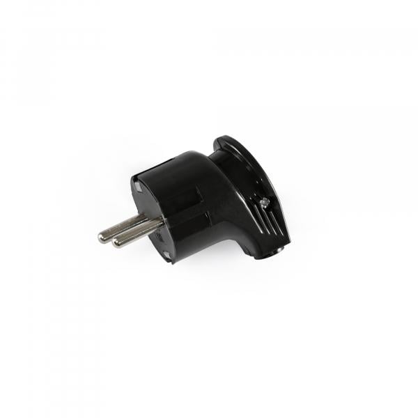 Вилка мережева TITANUM STANDARD кутова 16А Чорний Вилка мережева TITANUM STANDARD кутова 16А Чорний