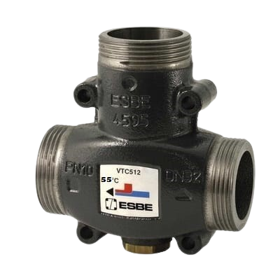 Триходовий змішувальний клапан Esbe VTC 512 55°C DN32 1½" 51022100 (28414764)