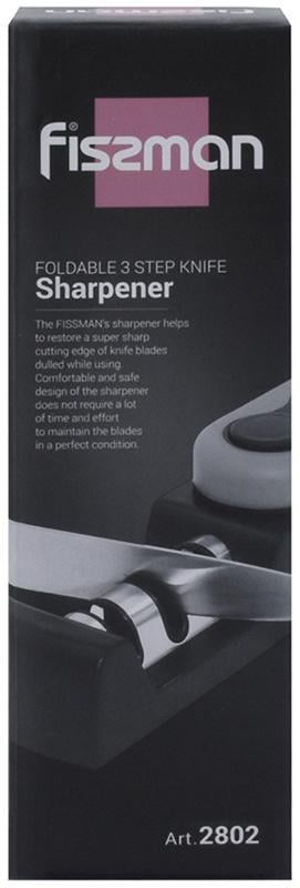 Точилка для ножів Fissman з 3 видами точила 14х4х4,5см - фото 4 Точилка для ножів Fissman з 3 видами точила 14х4х4,5см - фото 4